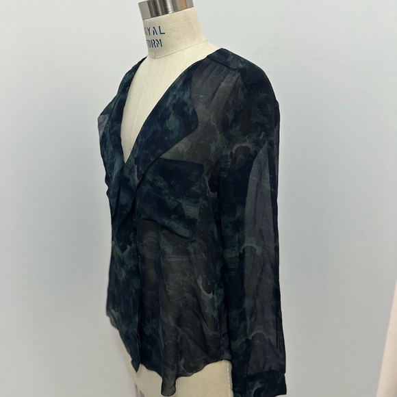 Babaton Silk Ruffle Blouse - Picture 4 of 11